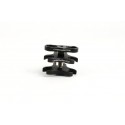 Clip Blocca Sfere Tripla aperta in alluminio  Carbonarm Clip Blocca Sfere Tripla aperta CP/3A