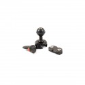 Baïonnette en T de départ en aluminium. Vis M5 Carbonarm Baïonnette Départ BNT/PT