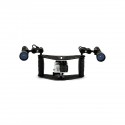 Doppia Staffa 25 con Sfere in alluminio subacqueo Carbonarm Doppia Staffa 25 cm con doppia Impugnatura SFF2/BRA25/MN2/S