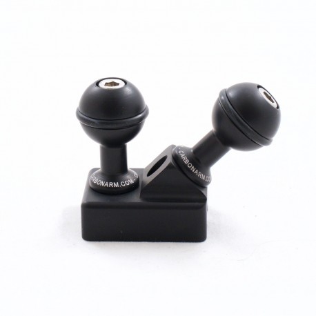 Double boule de départ en aluminium pour une utilisation sous l'eau Sfera di partenza Doppia SF/PT/2