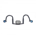 Staffa 25 con Bracci Flex 35 cm flessibili Carbonarm Kit Staffa 25 cm e doppio Braccio Flexarm 25 SFF/BRA25/FLEX25