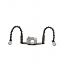 Kit Staffa 25 cm e doppio Braccio Flexarm 35 SFF/BRA25/FLEX35