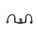 Flexarm 25 cm braccio flessibile per uso subacqueo Carbonarm Flexarm 25 con impugnatura e supporto luci AR25FLEX